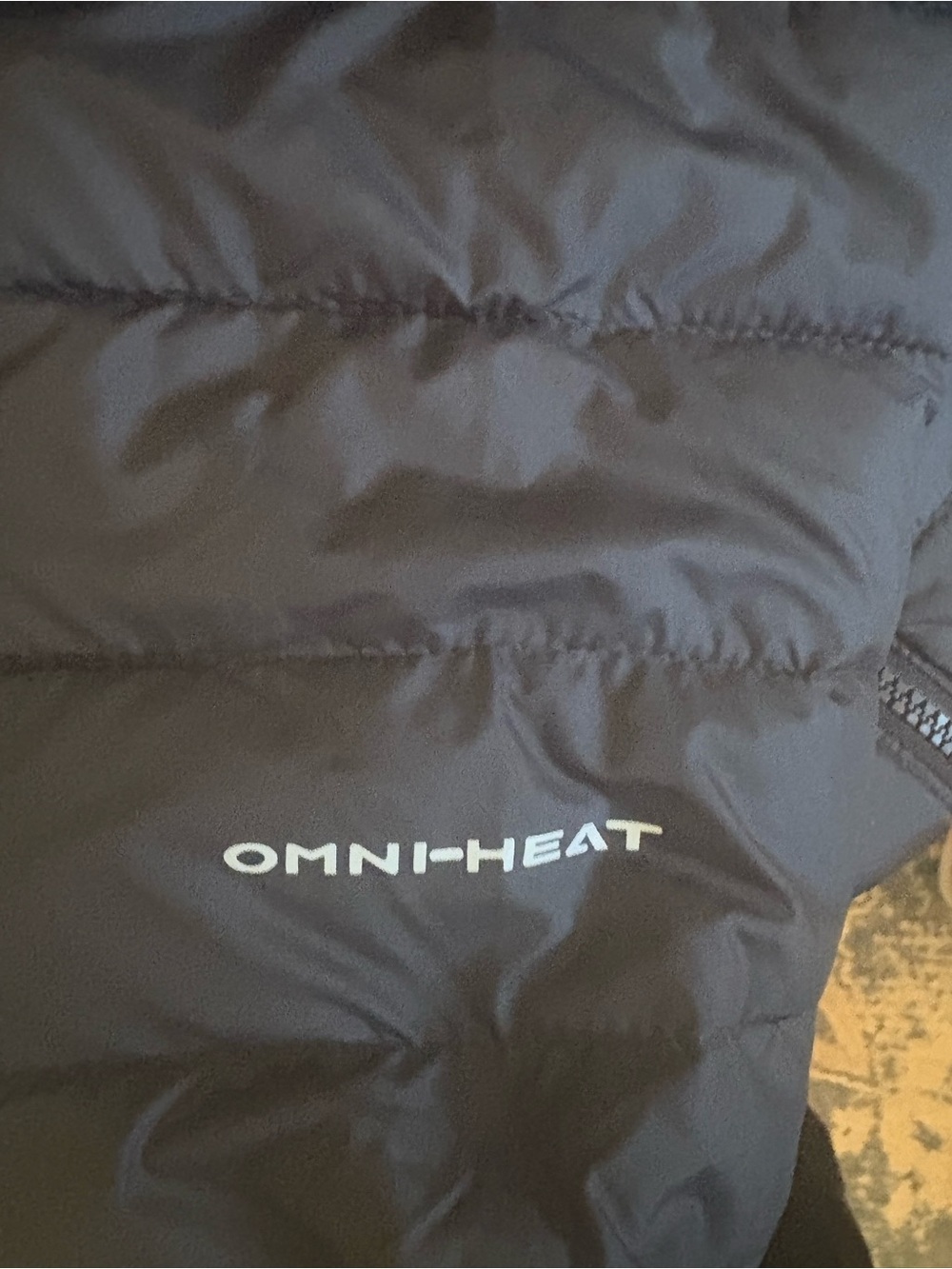Mens Black Columbia Down Winter Jacket Size Large - Picture 3 of 3